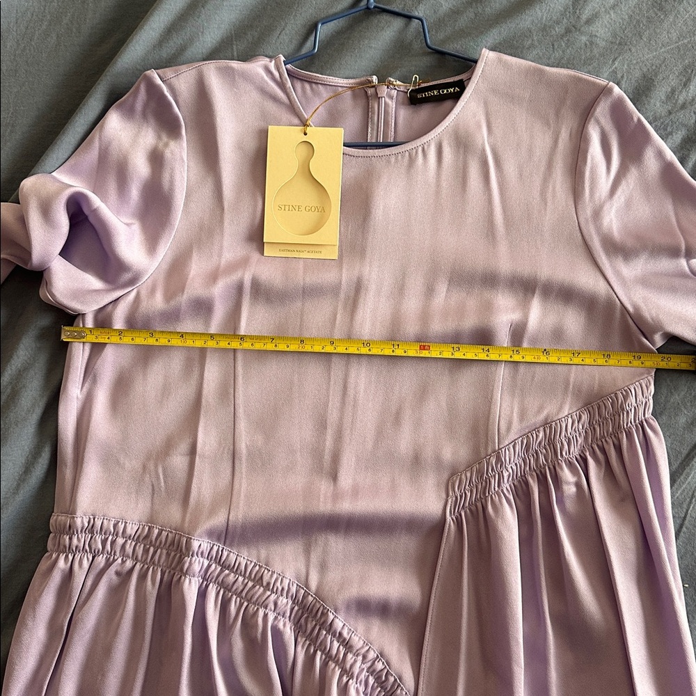 NWT Stine Goya Ilona dress in lilac - Picture 10 of 10